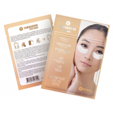 Патчи для глаз с гиалуроновой кислотой и муцином улитки YAMAGUCHI Hyaluron & Gold Snail Moisture Eye Patch (30 шт)